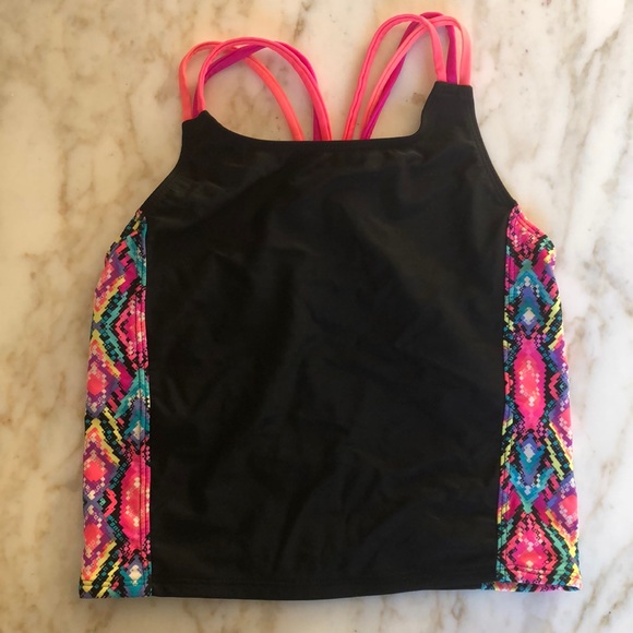 Girls' 2-Piece Tankini Swimsuit - Picture 5 of 8